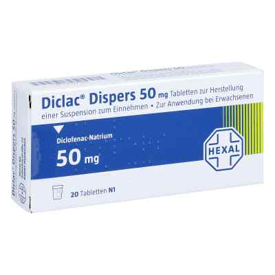 Diclac Dispers 50mg 20 stk von Hexal AG PZN 07577211