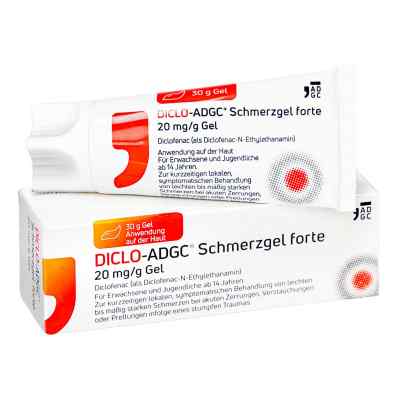 Diclo-ADGC Schmerzgel Forte 20 Mg/g 30 g von Zentiva Pharma GmbH PZN 18049900