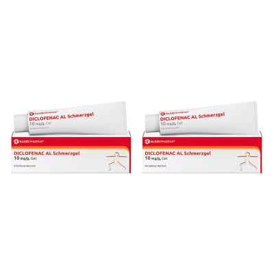 Diclofenac AL Schmerzgel 10 mg / g für akute Muskelschmerzen 2x150 g von ALIUD Pharma GmbH PZN 08104456