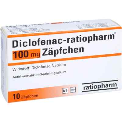 Diclofenac-ratiopharm 100mg 10 stk von ratiopharm GmbH PZN 06605951