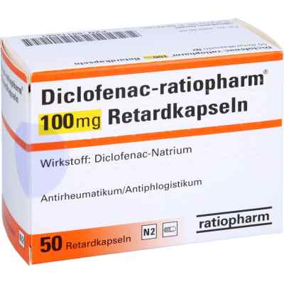Diclofenac-ratiopharm 100mg 50 stk von ratiopharm GmbH PZN 00112561