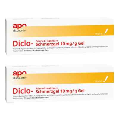 Diclofenac Schmerzgel von apodiscounter 2x100 g von Fairmed Healthcare GmbH PZN 08102156