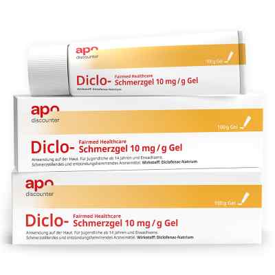 Diclofenac Schmerzgel von apodiscounter 2x100 g von Fairmed Healthcare GmbH PZN 08102156