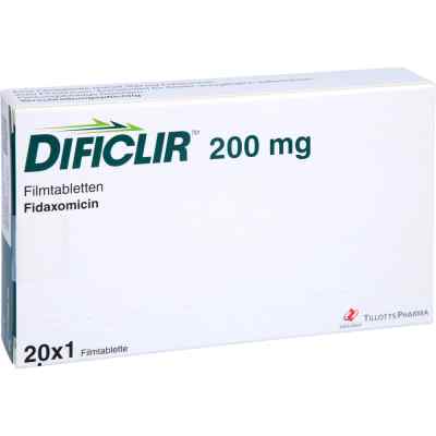 Dificlir 200 mg Filmtabletten 20 stk von Tillotts Pharma GmbH PZN 09537658