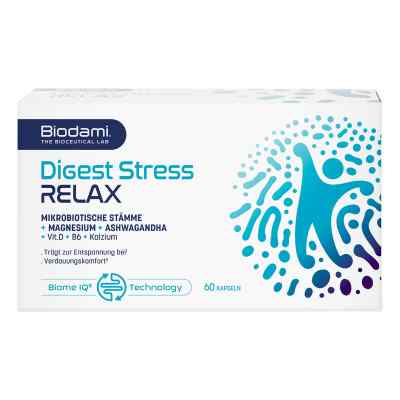Digest Stress Relax Darm Bakterienkult.+ashwa.kps. 60 stk von Biocuri BV PZN 19388490