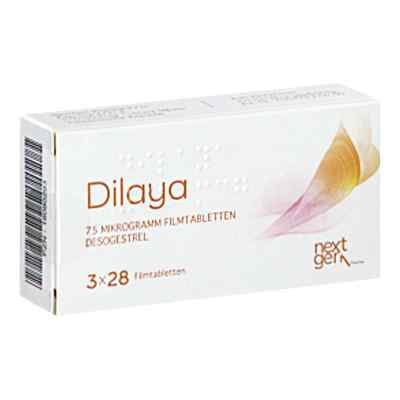 Dilaya 75 Mikrogramm Filmtabletten 3X28 stk von NextGen Pharma s.r.o. PZN 18080293