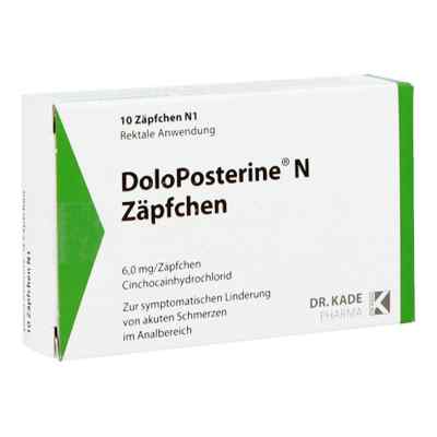 Dolo Posterine N Suppositorien 10 stk von DR. KADE Pharmazeutische Fabrik  PZN 04801027