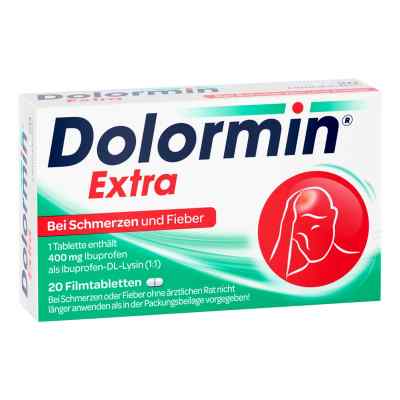 Dolormin Extra 400 mg Ibuprofen bei Schmerzen und Fieber  20 stk von Kenvue Germany GmbH (OTC) PZN 00091089