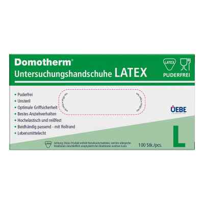 Domotherm Untersuchungshandschuhe Latex Unsteril Puderfrei L Bla