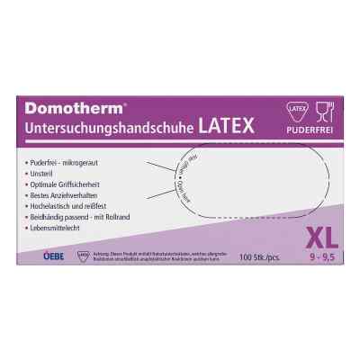 Domotherm Untersuchungshandschuhe Latex Unsteril Puderfrei Xl We