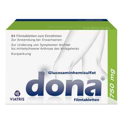 Dona 750 mg: Kniearznei bei Arthrose, hochdosiertes Glucosamin 84 stk von Cooper Consumer Health Deutschland GmbH PZN 04629769