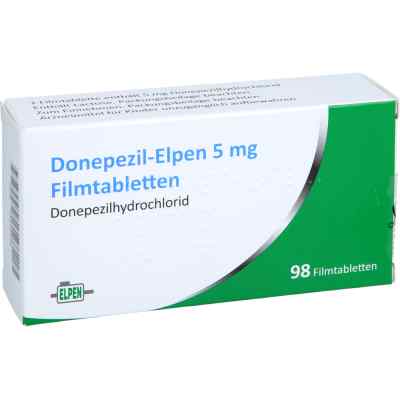 Donepezil-elpen 5 mg Filmtabletten 98 stk von Elpen Pharmaceutical Co. Inc. PZN 10044346