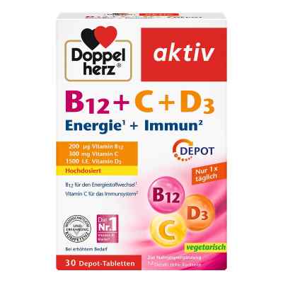 Doppelherz B12+c+d3 Depot 30 stk von Queisser Pharma GmbH & Co. KG PZN 16830614