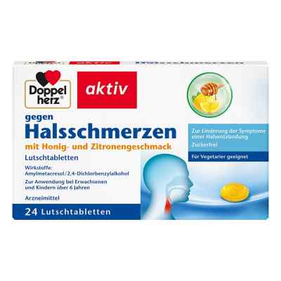 Doppelherz gegen Halsschmerzen Lutschtabletten 24 stk von Queisser Pharma GmbH & Co. KG PZN 13876805