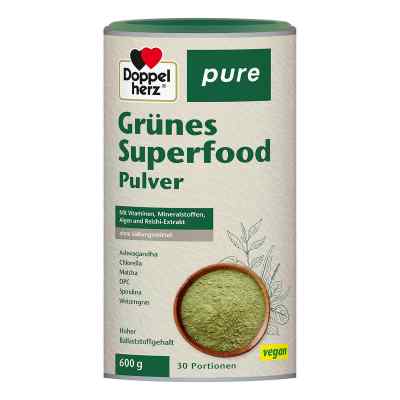 Doppelherz Grünes Superfood Pure Pulver 600 g von Queisser Pharma GmbH & Co. KG PZN 18839950