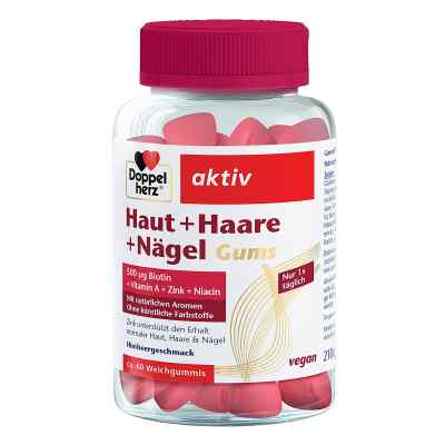 Doppelherz Haut+Haare+Nägel Gums 60 stk von Queisser Pharma GmbH & Co. KG PZN 17580102