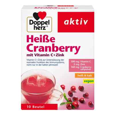 Doppelherz Heisse Cranberry mit Vitamin C +Zink Granulat 10 stk von Queisser Pharma GmbH & Co. KG PZN 09077547
