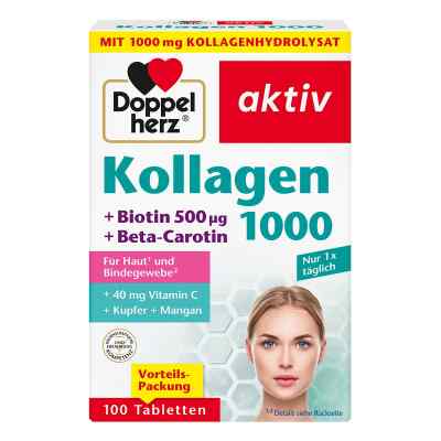 Doppelherz Kollagen 1000 Tabletten 100 stk von Queisser Pharma GmbH & Co. KG PZN 18389369