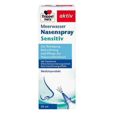 Doppelherz Meerwasser Nasenspray mit Panthenol 20 ml von Queisser Pharma GmbH & Co. KG PZN 07090650