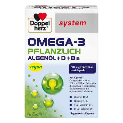 Doppelherz Omega-3 pflanzlich system Kapseln
