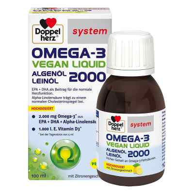 Doppelherz Omega-3 Vegan Liquid 2000 System 100 ml von Queisser Pharma GmbH & Co. KG PZN 19294576