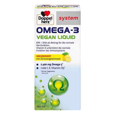 Doppelherz Omega-3 Vegan Liquid System 100 ml von Queisser Pharma GmbH & Co. KG PZN 16849714
