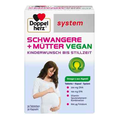 Doppelherz system Schwangere + Mütter Vegan 60 stk von Queisser Pharma GmbH & Co. KG PZN 18053764