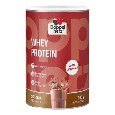 Doppelherz Whey Protein Schoko-Geschmack Pulver 300 g von Queisser Pharma GmbH & Co. KG PZN 19861756