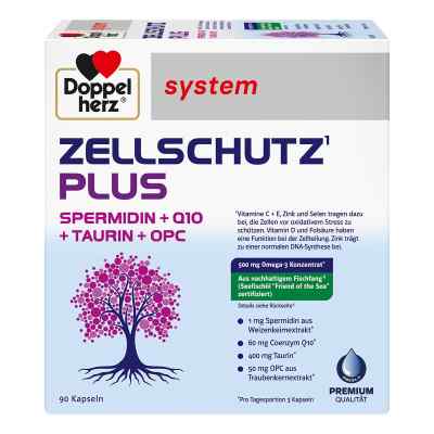 Doppelherz Zellschutz Plus Spermid.+q10+taurin+opc 90 stk von Queisser Pharma GmbH & Co. KG PZN 20087747