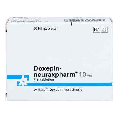 Doxepin-neuraxpharm 10 mg Filmtabletten 50 stk von neuraxpharm Arzneimittel GmbH PZN 02458217