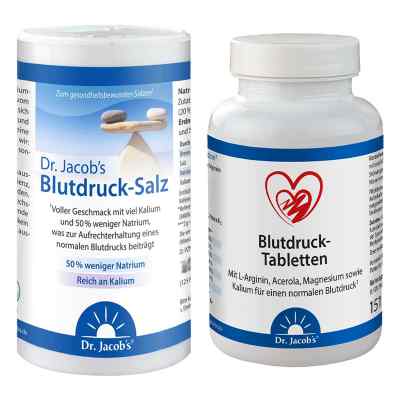 Dr. Jacob's Blutdruck-Salz + Dr. Jacob's Blutdruck-Tabletten 1 Pck von Dr. Jacob's Medical GmbH PZN 08102687