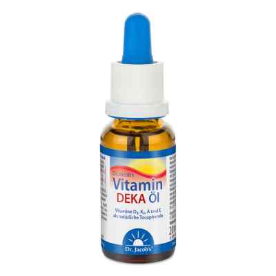 Dr. Jacob's DEKA Öl 800 IE Vitamin D3+K2+A+E 640 Tropfen 20 ml von Dr. Jacob's Medical GmbH PZN 14366124