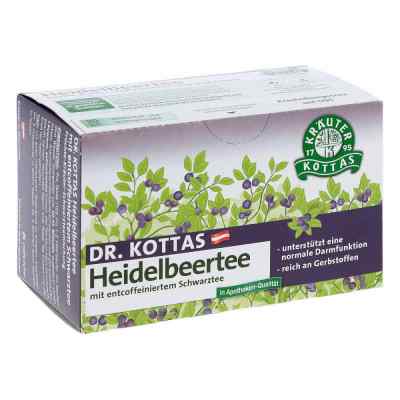 DR. KOTTAS Heidelbeertee mit entkoffeiniertem Schwarztee Filterb 20 stk von Hecht Pharma GmbH GB - Handelsware PZN 08791722
