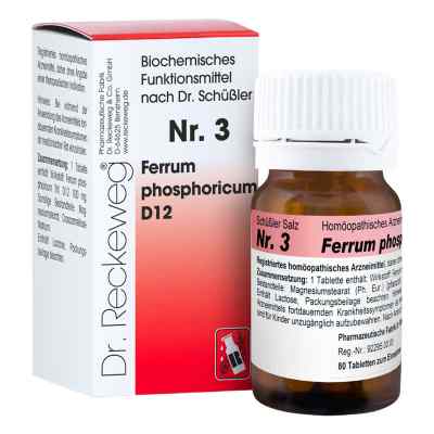Dr. Reckeweg Schüßler Salz Nr. 3 Ferrum phosphoricum D12 200 stk von Dr.RECKEWEG & Co. GmbH PZN 03886872