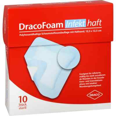Dracofoam Infekt haft Schaumst.wundauf.12,5x12,5cm 10 stk von Dr. Ausbüttel GmbH & Co. KG PZN 07730658