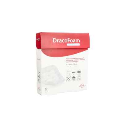 Dracofoam Infekt haft sensitiv Wundauf.7,5x7,5 cm 10 stk von Dr. Ausbüttel GmbH & Co. KG PZN 15623296