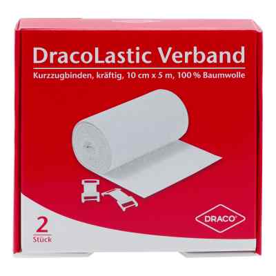 Dracolastic Verband kräftig 10cm Doppelpackung 2 stk von Dr. Ausbüttel GmbH & Co. KG PZN 01449854