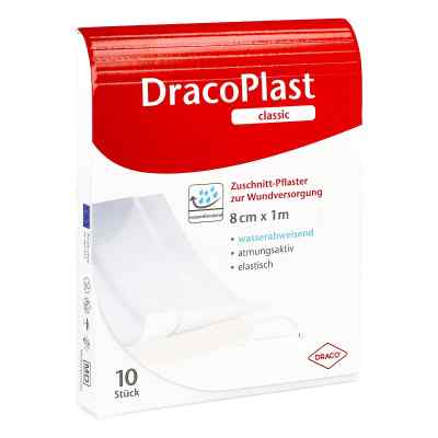 Dracoplast Classic Pflaster 8 Cmx1 M Weiß 1 stk von Dr. Ausbüttel GmbH & Co. KG PZN 19280858