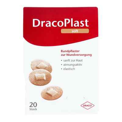 Dracoplast Soft Rundpflaster hautfarben 2,2cm 20 stk von Dr. Ausbüttel GmbH & Co. KG PZN 09513563