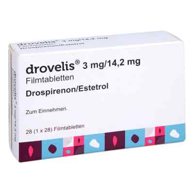 Drovelis 3 Mg/14,2 Mg Filmtabletten 1X28 stk von Gedeon Richter Pharma GmbH PZN 17293213
