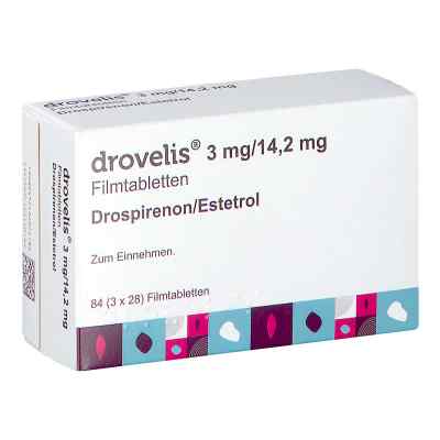 Drovelis 3 Mg/14,2 Mg Filmtabletten 3X28 stk von Gedeon Richter Pharma GmbH PZN 17293236