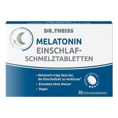 Dr.Theiss Melatonin Einschlaf-Schmelztabletten 30 stk von Dr. Theiss Naturwaren GmbH PZN 17212686