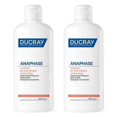 Ducray Anaphase Shampoo B.temporärem Haarausfall 2x400 ml von PIERRE FABRE DERMO KOSMETIK GmbH PZN 08107255