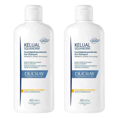 Ducray Doppelpack (Shampoo Trockene Schuppen) 2x400 ml von PIERRE FABRE DERMO KOSMETIK GmbH PZN 08104278