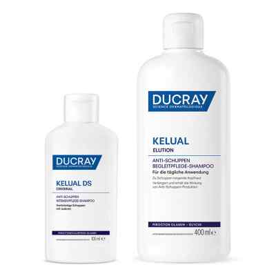 Ducray Elution ausgleichendes Shampoo + Anti-schuppen-shampoo 1 Pck von  PZN 08103204