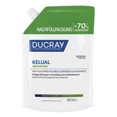 DUCRAY KELUAL SQUANORM Shampoo Fettige Schuppen REFILL 400 ml von PIERRE FABRE DERMO KOSMETIK GmbH PZN 19806237