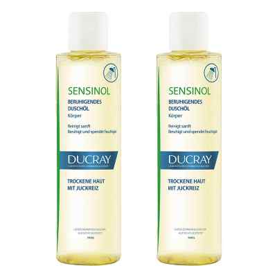 Ducray Sensinol Reinigungsöl/duschöl Beruhigend 2x200 ml von PIERRE FABRE DERMO KOSMETIK GmbH PZN 08105058