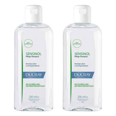 Ducray Sensinol Shampoo irritierte gereizte Kopfhaut 2 x 200 ml von PIERRE FABRE DERMO KOSMETIK GmbH PZN 08101180