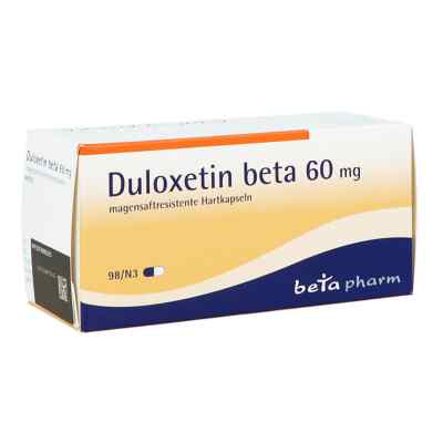 Duloxetin beta 60mg 98 stk von betapharm Arzneimittel GmbH PZN 11096552