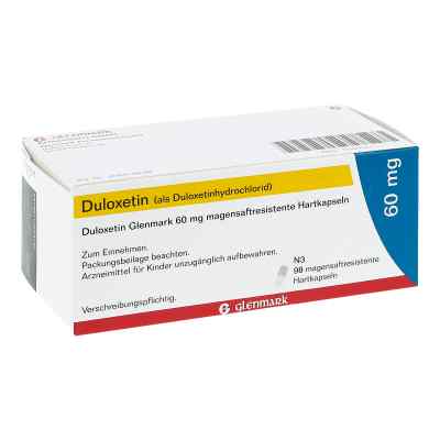 Duloxetin Glenmark 60 mg magensaftresistente Hartkapsel 98 stk von Glenmark Arzneimittel GmbH PZN 11323373